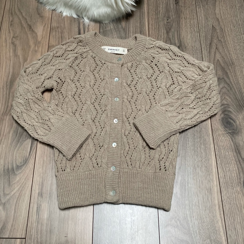 Zara Wool Blend Cardigan